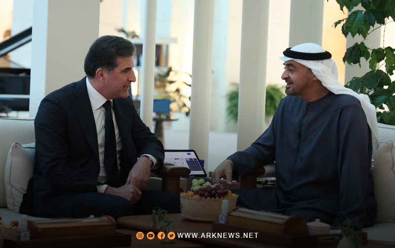Nechirvan Barzani Meets with UAE President Mohammed bin Zayed in Abu Dhabi