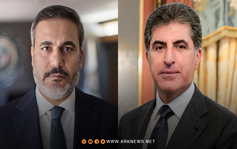 رئيس إقليم كوردستان يتلقى رسالة تهنئة من وزير خارجية تركيا