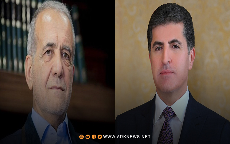 The President of the Kurdistan Region congratulates Masoud Pezeshkian on the occasion of his election as President of the Islamic Republic of Iran