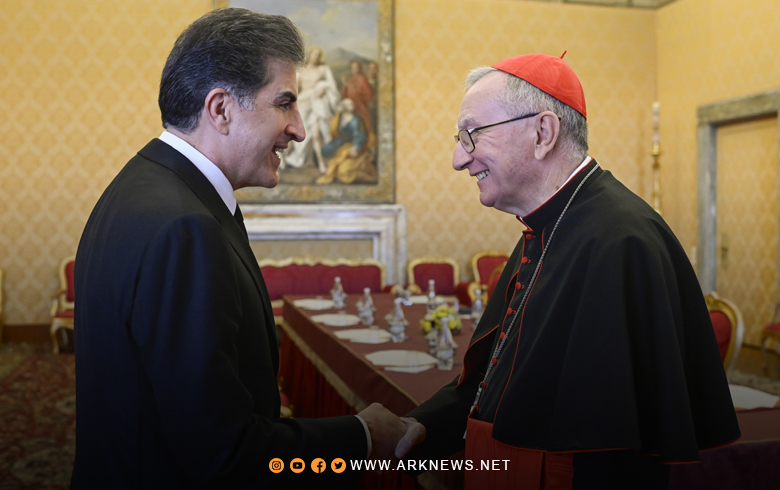 Nechirvan Barzani and Pietro Parolin Discuss Strengthening Relations Between the Kurdistan Region and the Vatican