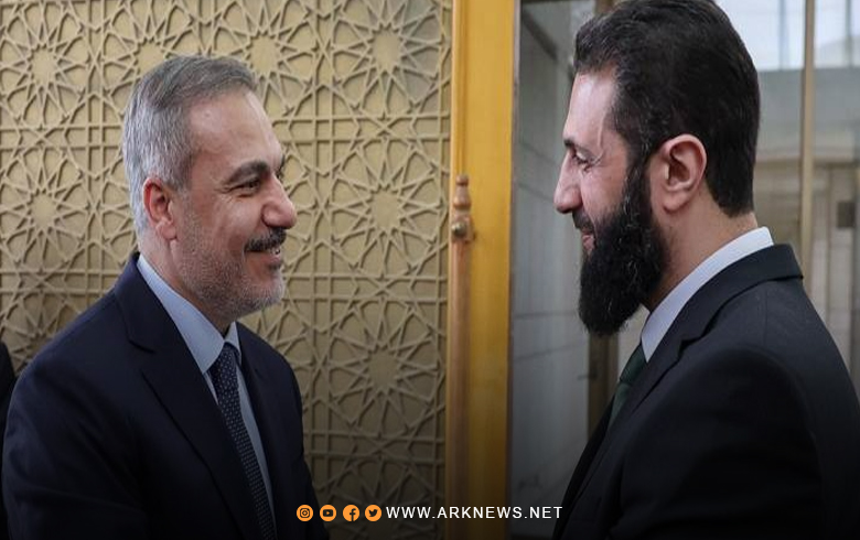 هاكان فيدان يزور سوريا ويلتقي مع أحمد الشرع 