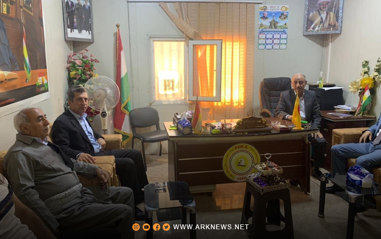 الحزب الديمقراطي الكوردستاني - سوريا يستقبل وفداً من PDK في دوميز 