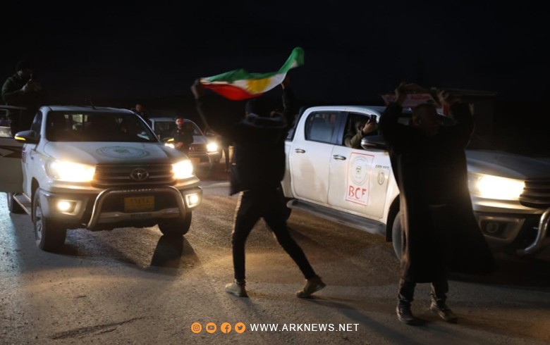 مۆسسة بارزاني الخيرية توصل 250 طن من المساعدات إلى عفرين