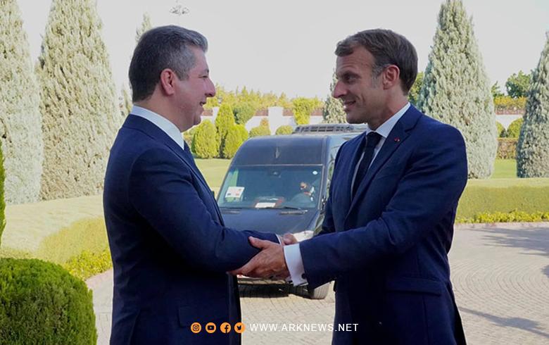 Masrour Barzani, on an official visit to Paris, meets Macron and senior officials