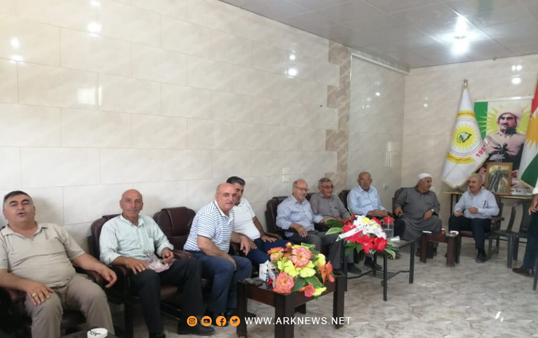 Kurdistan Syrian Writers Union visits PDK-S office in Derik