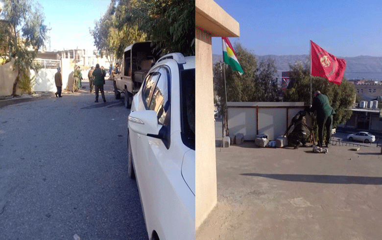 PKK Affiliated militias attack PUK Headquarters in Sinjar