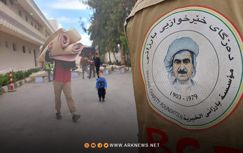Barzani Charity continues to provide relief to those affected by the earthquake and people with special needs in Afrin