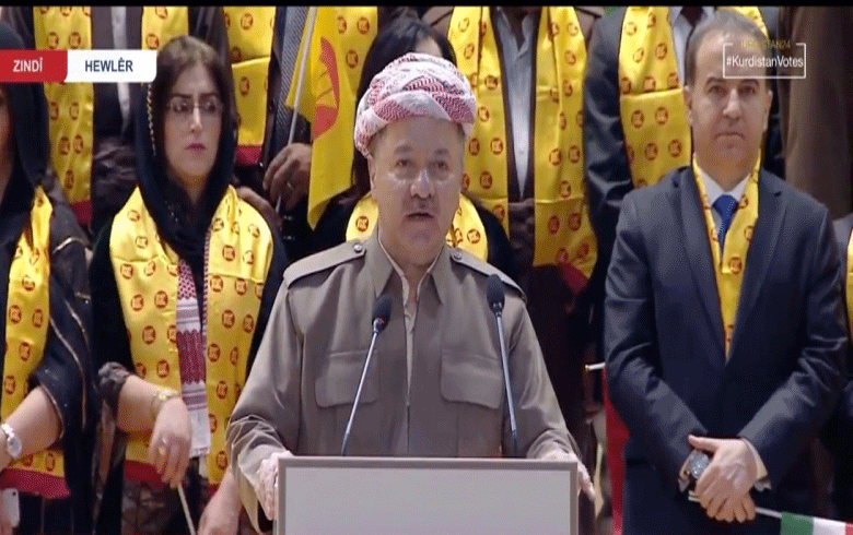 KDP leader launches the party’s campaign, vows to build stronger Kurdistan