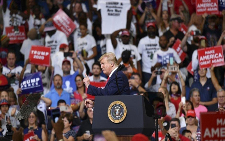 An American public opinion poll reveals an increase in support for the removal of Donald Trump