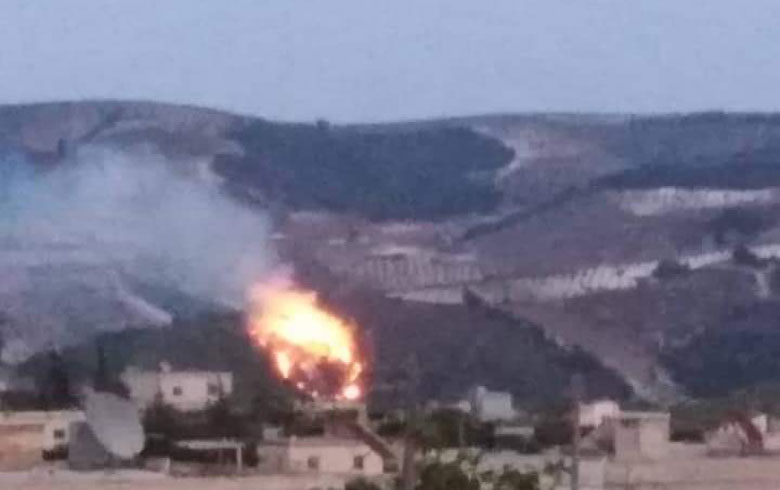 Afrin ... Igniting the flames of the bush of Mount Qaziqli