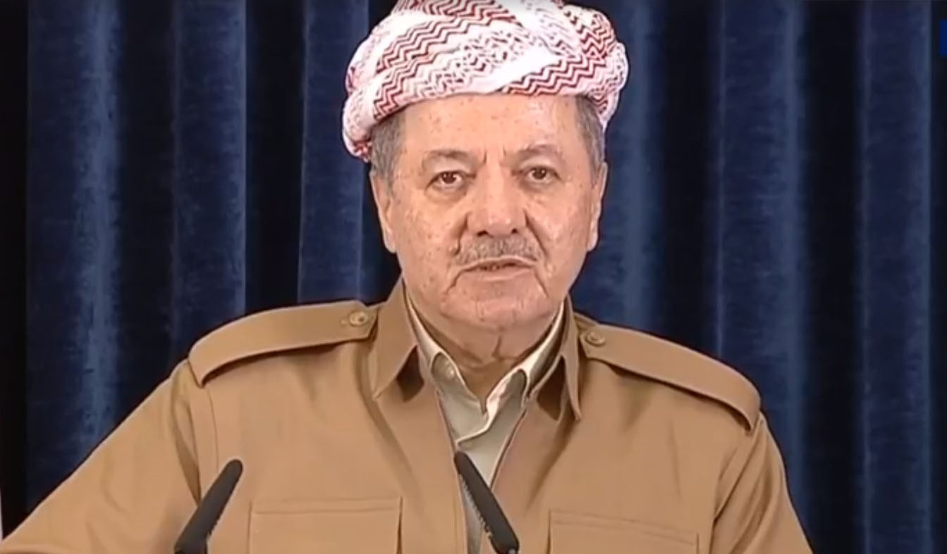 Peyama serok Mesûd Barzanî bi boneya koçadawî ya mamoste Mela Reşîd Qerenîzade 