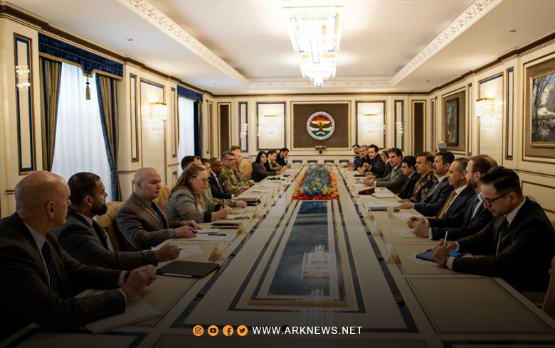الرئيس نيجيرفان بارزاني يشرف على اجتماع بين التحالف الدولي ووزارة البيشمركة