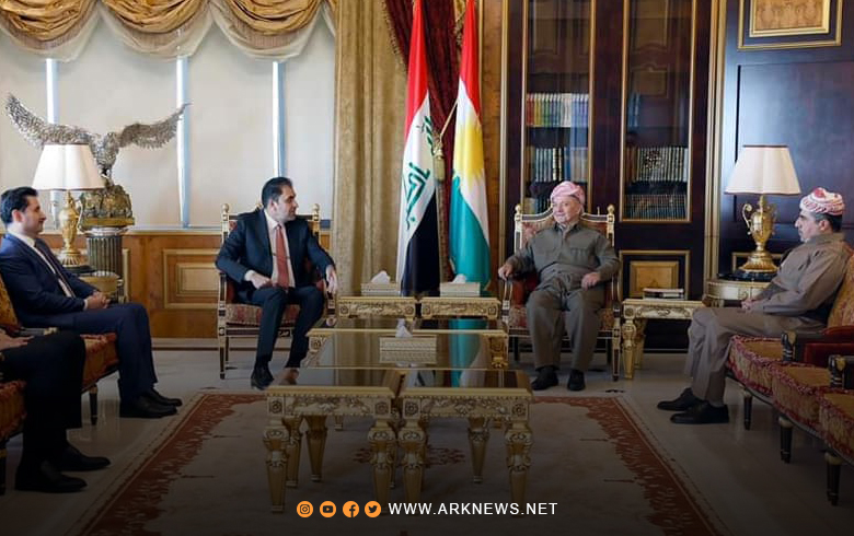 الرئيس بارزاني يبحث مع نائبي رئيس البرلمان العراقي التطورات السياسية في البلاد 