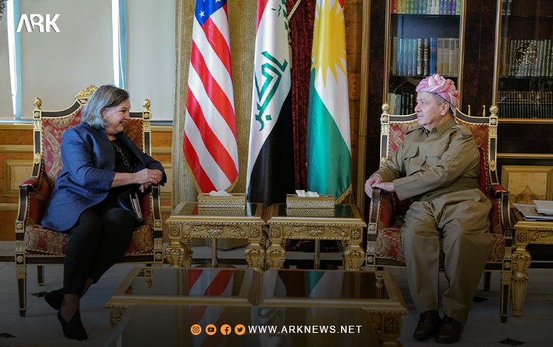 الرئيس بارزاني ونائبة وزير الخارجية الأمريكي يناقشان الأوضاع السياسية