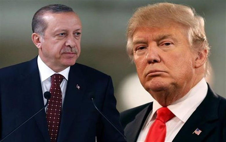 An upcoming meeting between Trump and Erdogan to discuss the situation in the region