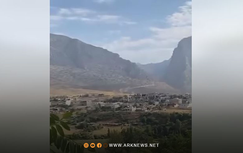 PKK militants target a military point of the Kurdistan Peshmerga in a district of Duhok