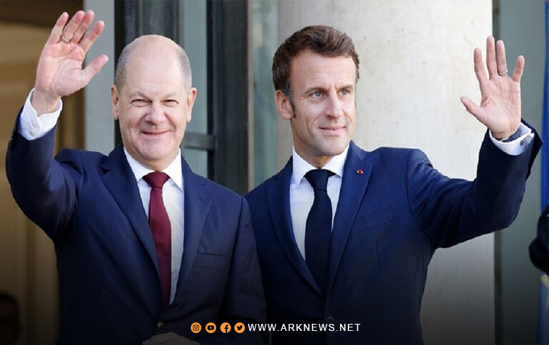 Schulz is in Paris for talks with Macron