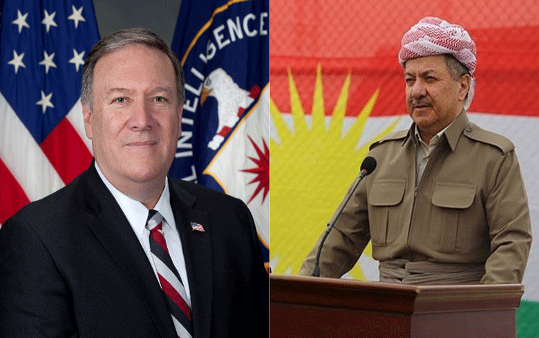 US Secretary of State discusses the political situation in Iraq with Masoud Barzani
