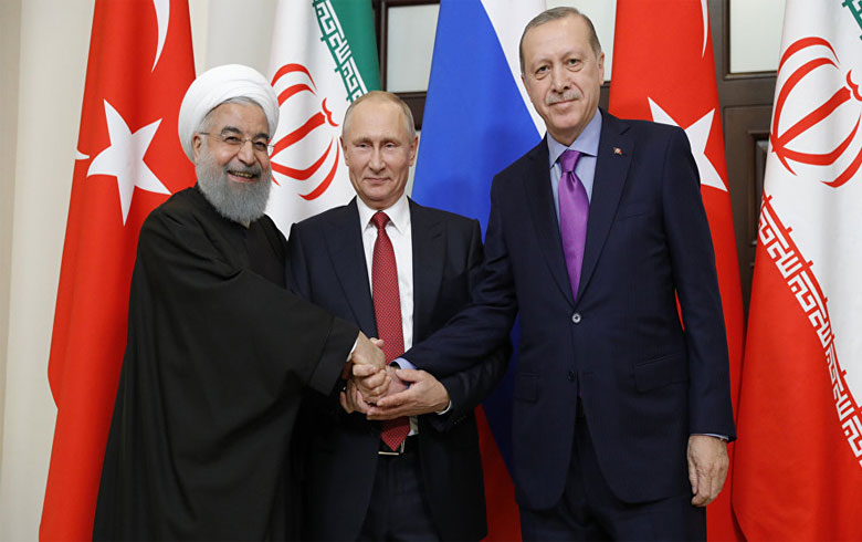 رۆهاني, پووتين و ئه‌ردۆگان ئيرۆ دجڤن