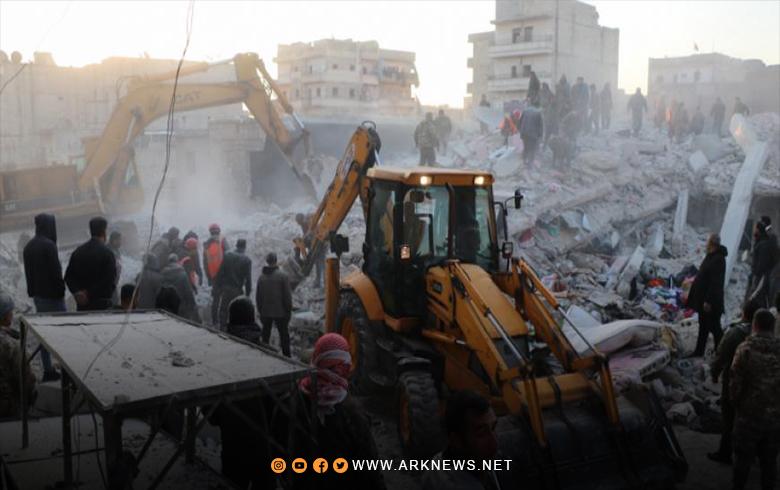 حصيلة غير نهائية.. 12فقيداً بانهيار مبنى من 5 طوابق في حي الشيخ مقصود بحلب