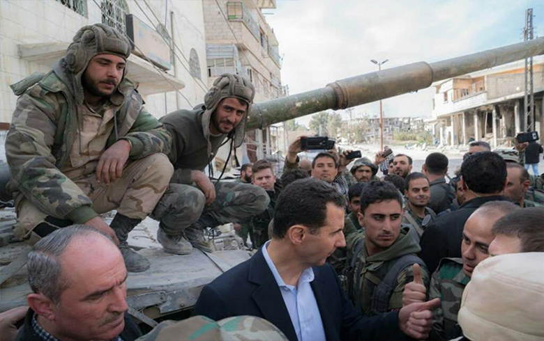 محيط الأسد انشرح لتطمين جيفري بعدم استهداف إسقاطه