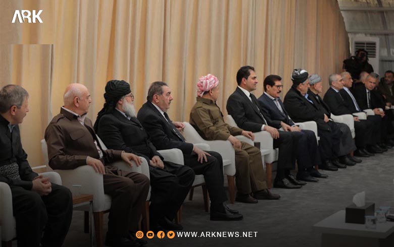 A delegation from the Kurdish National Council in Syria offers condolences to President Masoud Barzani