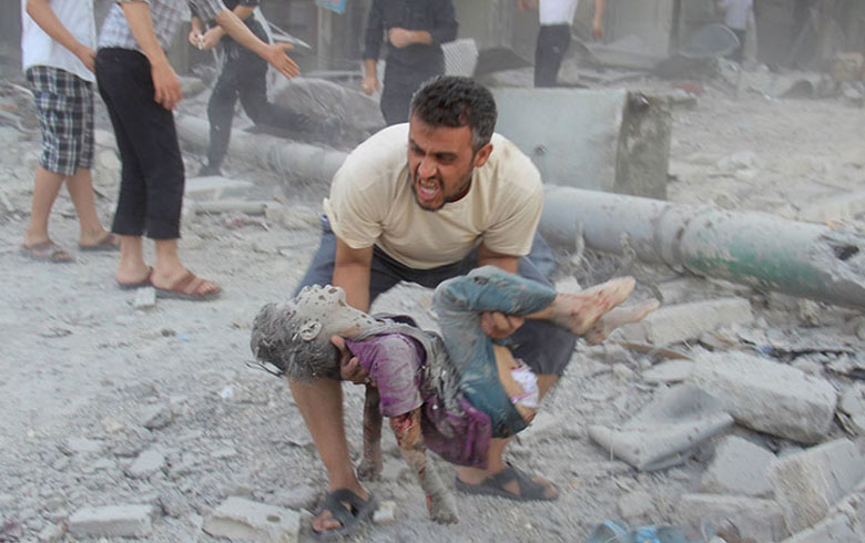 About 13645 civilians including more than 3150 children were killed during the 59th months of airstrike escalations by warplanes of Bashar al-Assad’s regime within the Syrian territory
