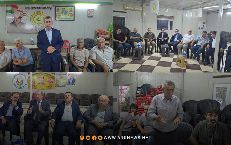 اللجنة الاجتماعية والقانونية لقضاء آميدية والديمقراطي الكوردستاني - سوريا يعقدان الصلح بين عائلتين