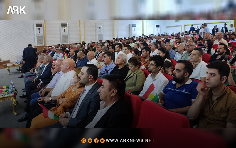 Amidst a large crowd... The Kurdistan Democratic Party - Syria commemorates the Kobani massacre