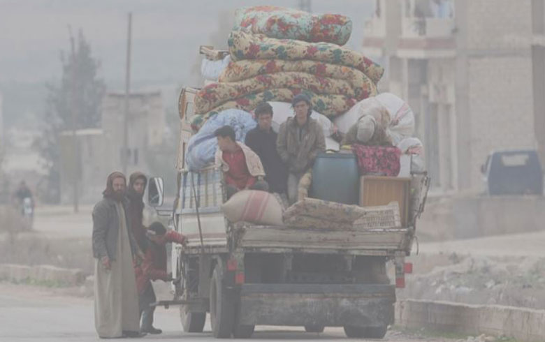 Regime’s Onslaught on Hama & Idlib Provinces Force 300,000 Civilians to Flee