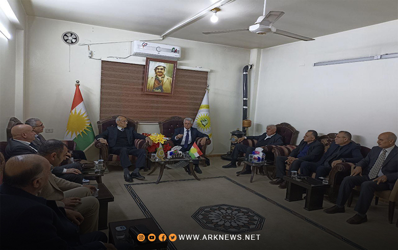 Qamishlo... The Kurdistan Democratic Party - Syria receives a delegation from the National Democratic Meeting
