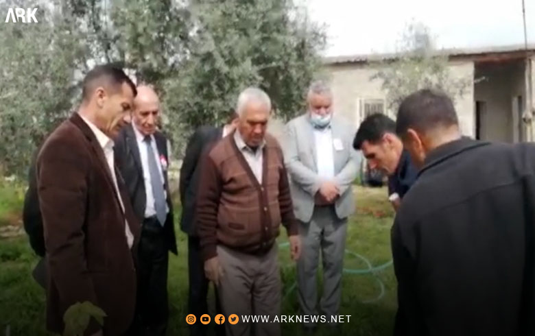 Hesekê.. ENKSê  di salroja  jidayikbûna Barzaniyê Nemir de bi hlmeteka çandina daran rabû