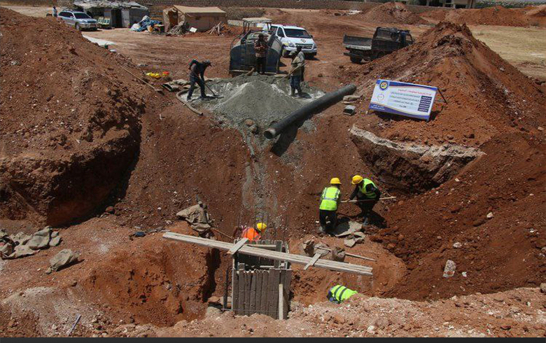 The Civil Defense intensifies infrastructure projects in northern Syria