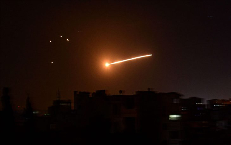 Israeli airstrikes on military targets in Syria