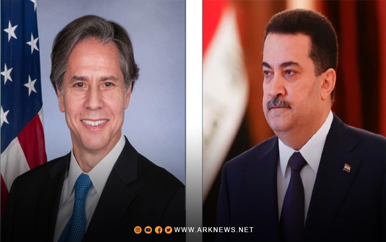 السوداني وبلينكن يبحثان تعزيز الدعم الأمريكي للقوات العراقية في محاربة الإرهاب