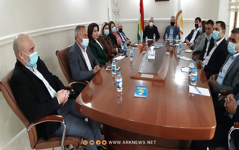 Komîta Peywendiyên Derve ya ENKS li gel Nûneratiya H.Kurdistanê ya ENKS civiya