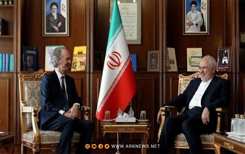 Pederson meets with Zarif in Tehran and discusses developments in Syria with him