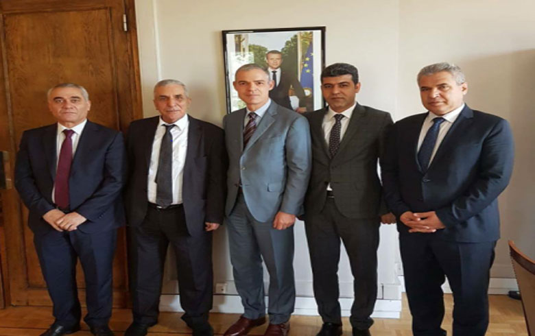 A delegation from Kurdish National Council met with officials of the French Foreign Ministry