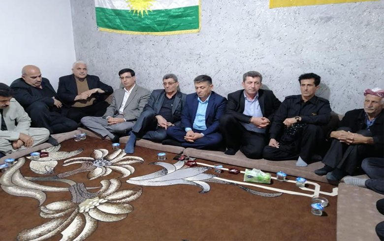 Duhok .. A delegation of the PDK-S leadership is participating in the third anniversary of the martyrdom of 3 of its members in Afrin
