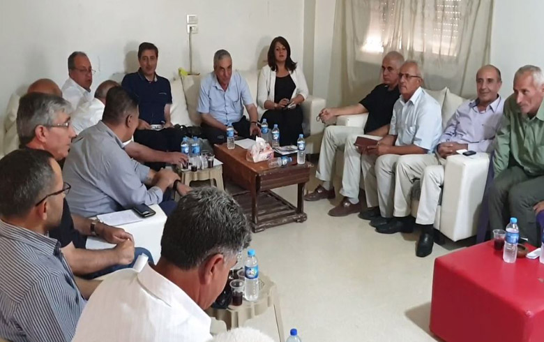  The President of the National Council meets with the heads of local councils