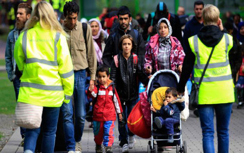 How many Syrian refugees are in Germany?
