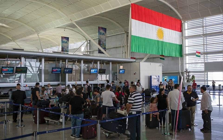 تعليق الرحلات الجوية في مطار أربيل