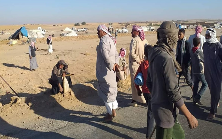 Demonstration against SDF and the PYD in Hasaka