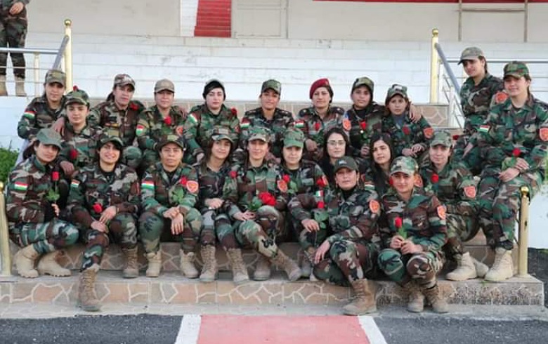 See in pictures... Female fighters from the Roj Peshmerga forces | ARK News