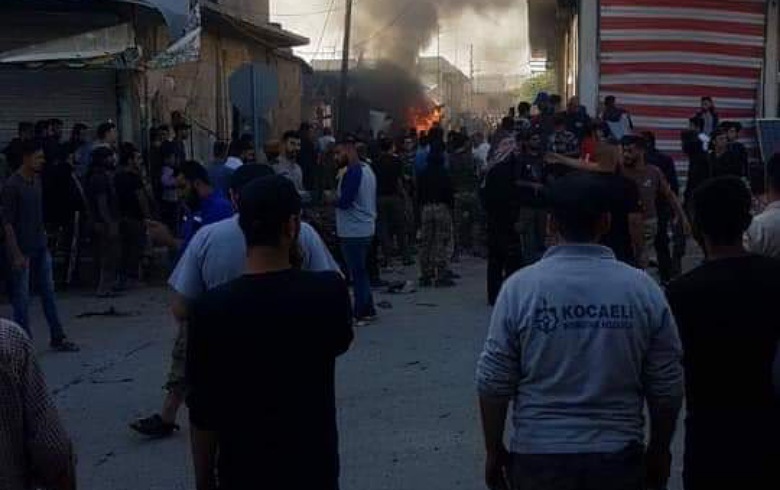 عفرين... إصابات وأضرار مادية في انفجار بجنديرس 