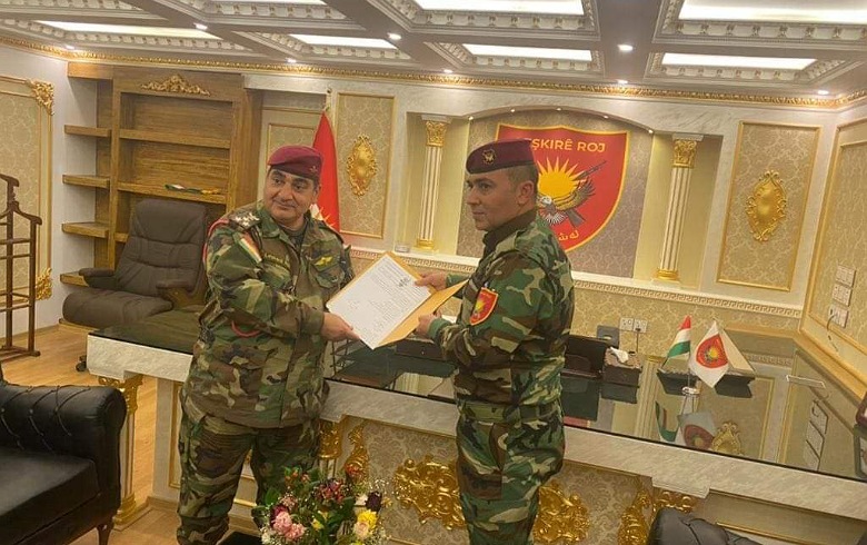 تعيين العقيد دلوفان روباري قائداً عاماً لقوات بيشمركة روج