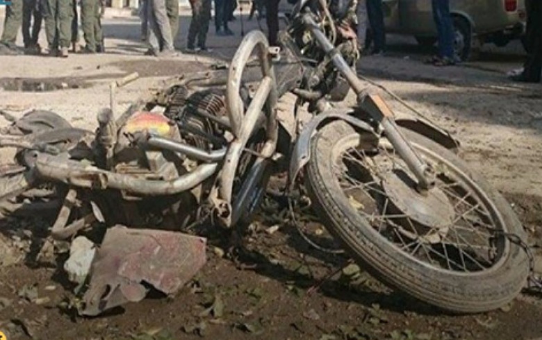 An explosion in the countryside of Sari Kaniye