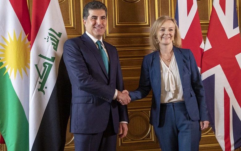 Kurdistan Region President congratulates the new British Prime Minister