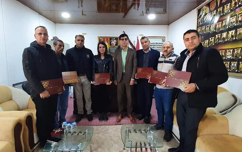 The Roj Organization of the Kurdistan Democratic Party - Syria honors a number of its cadres
