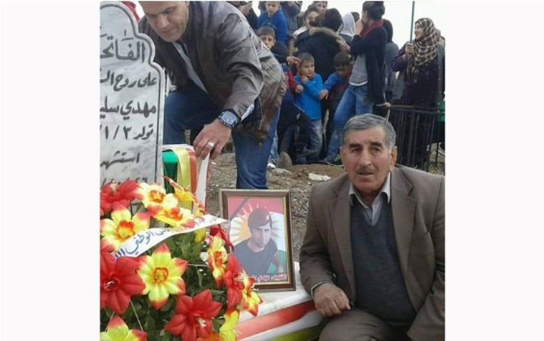 Derik... ENKS participates in the funeral of the freedom fighter Youssef Ne’mo
